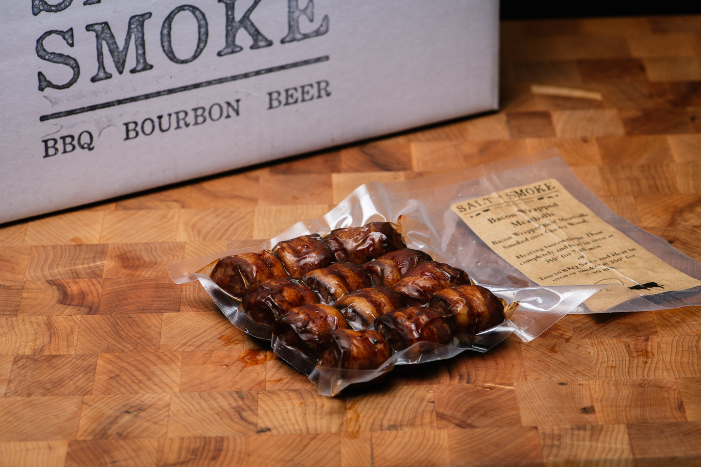 Bacon-Wrapped Meatballs