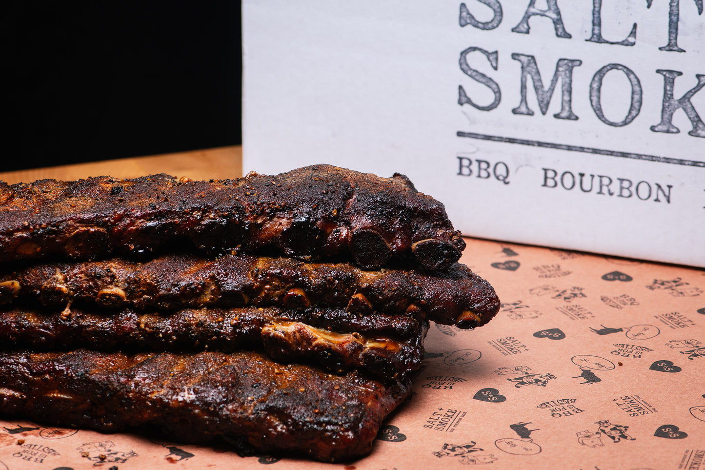 4-Racks of Cherry Smoked St. Louis Cut Ribs